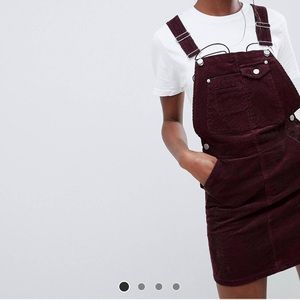 Burgundy overalls
